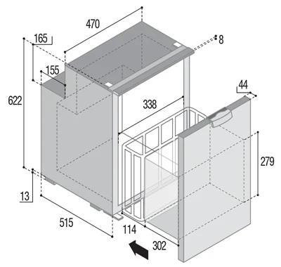 Vitrifrigo C90DW – Ansicht 2