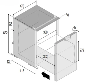 Vitrifrigo C75LDW CHR K – Ansicht 10