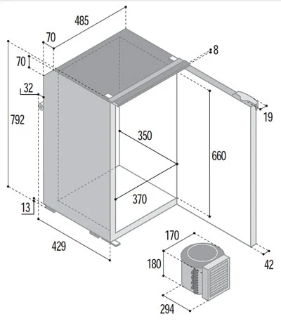Vitrifrigo C95L – Ansicht 2