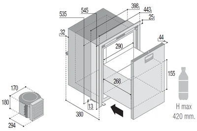 Vitrifrigo DW42 OCX2 RFX K – Ansicht 2