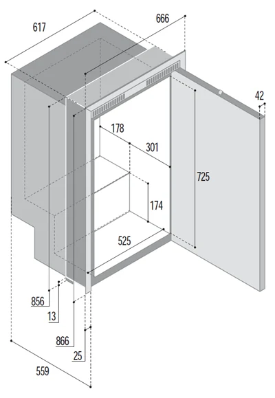 Vitrifrigo C180 – Ansicht 2