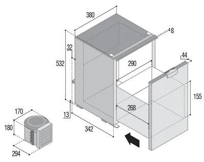 Vitrifrigo C42DWK – Ansicht 2