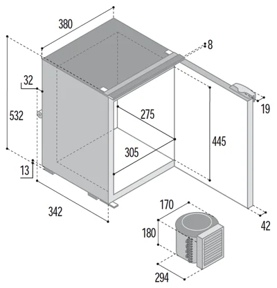 Vitrifrigo C42LK – Ansicht 2