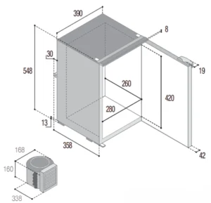 Vitrifrigo C35BT CHR – Ansicht 8