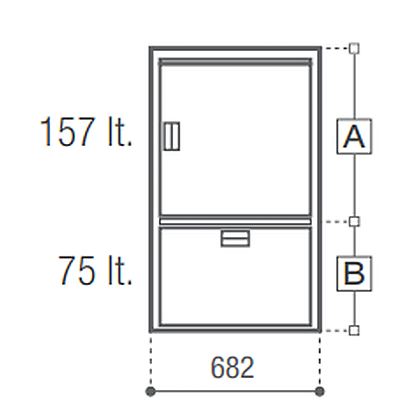 Vitrifrigo DW250 BTX OCX2 – Ansicht 3
