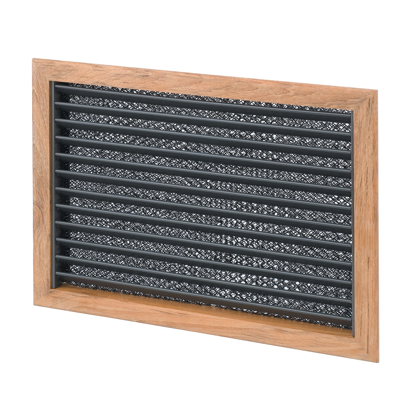 Vitrifrigo Ansauggitter 254x254 mm mit Teakrahmen