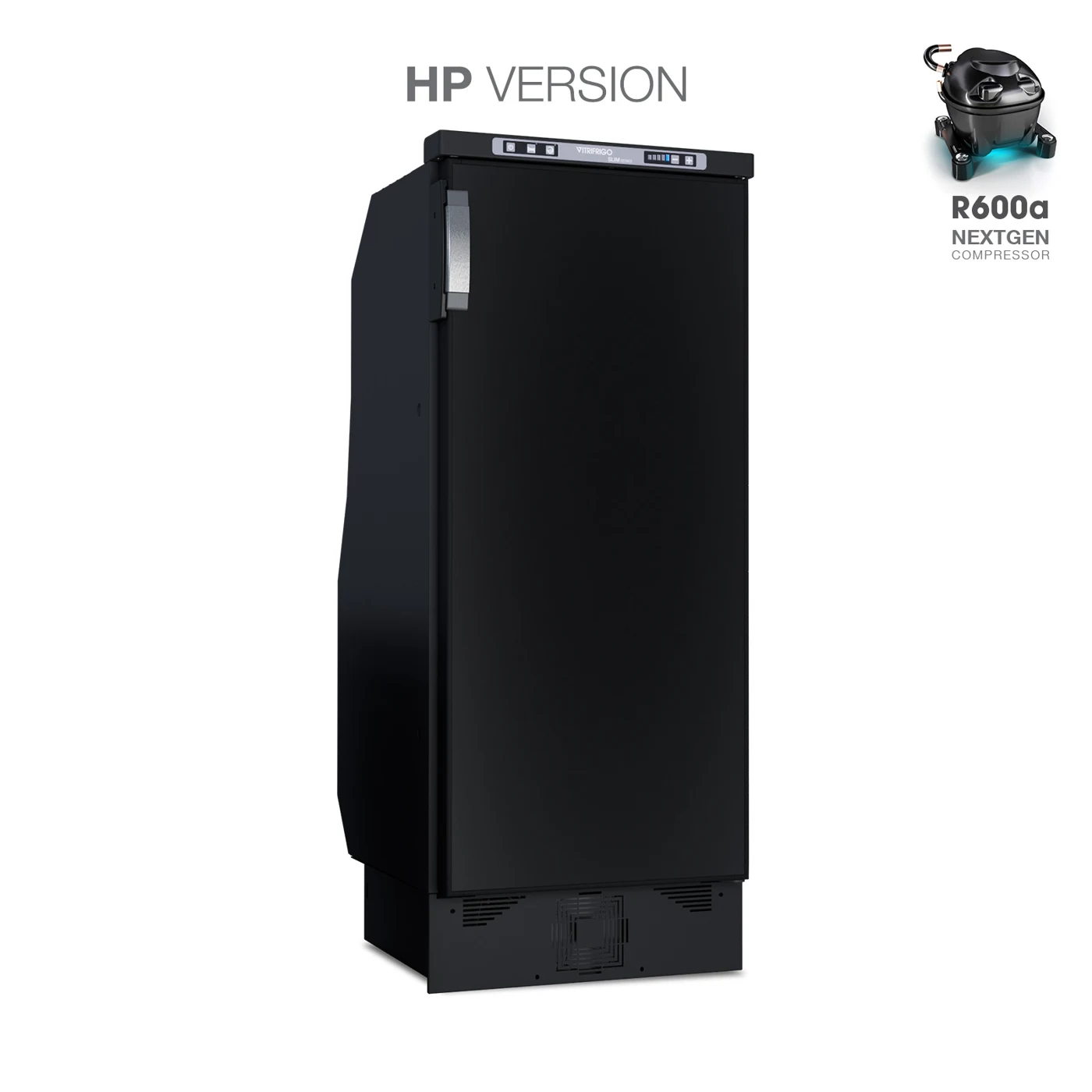 Vitrifrigo Eintüriger Kühl-Gefrierschrank, SLIM90i CHR HP